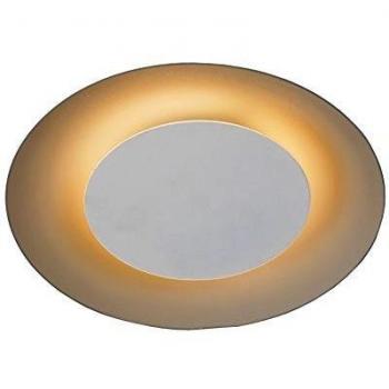 Foskal Minimalist White LED Recessed Lighting Fixture with 21.5 cm Diameter