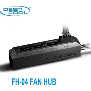 Ventilateur moyeu Deepcool FH-04 avec connecteurs 4PIN et 3PIN
