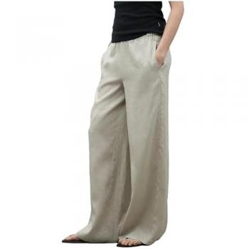 Ecoalf Leinenhose MOSSIALF Beige Größe M Gapamossi0710