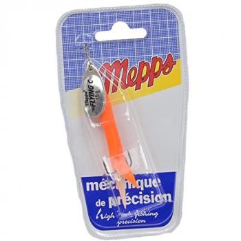 Mepps Aglia 15g Silver-Fluoro-Orange Fishing Lure