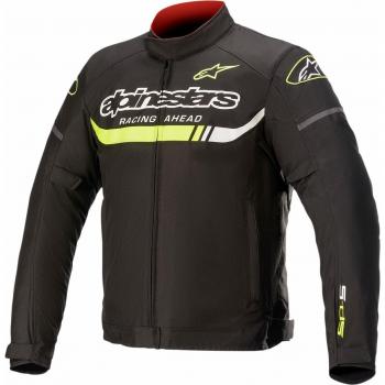 Giacca Moto Alpinestars T-SP S Ignition Waterproof Nero/Giallo Fluo 4XL