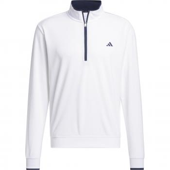 UV‑Safe White XL Half‑Zip Hoodie