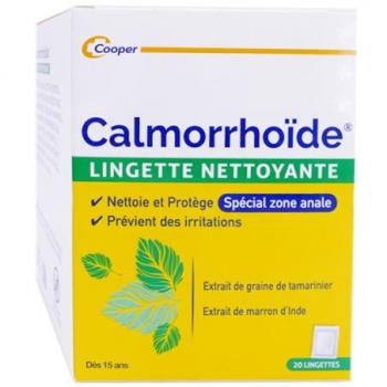 Lingettes Confort Hémorroïdes 20 unités