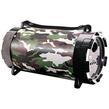 Cassa Speaker Portatile Boom Box Camouflage Extra Bass