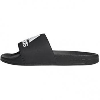 Adidas Adilette Shower Badge of Sport Cloudfoam – Schwarzer Sandaler – Größe 17