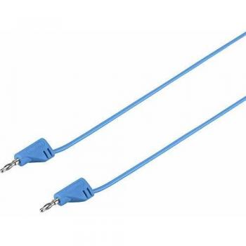 Câble de Mesure 0.6 M Banane Mâle 2 mm Bleu