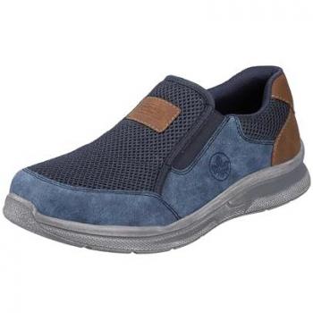 Rieker Herren Slipper, G-Weite, lässiger Schlupfschuh