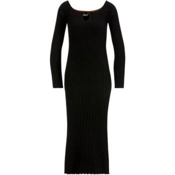 BOSS Robe Femme Noir – Taille M