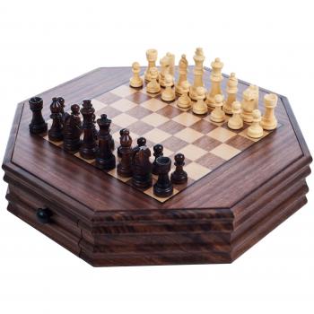 Eight-Sided Chess & Checkers Game