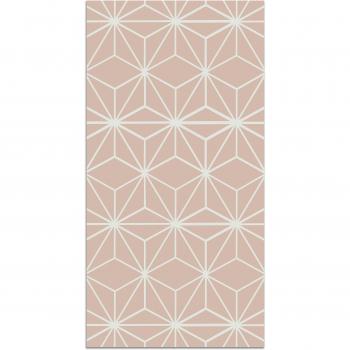 Tapis moderne étoiles roses 80x150cm