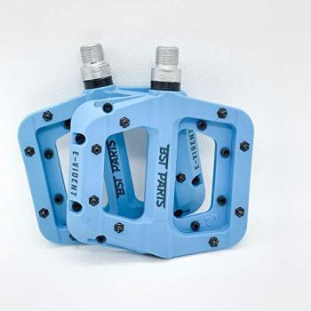 Unisex Nylon Pedals – E-Vident Bleu – BST-Parts – One Size