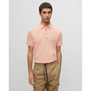 Polo HUGO Dereso Rose pour Homme