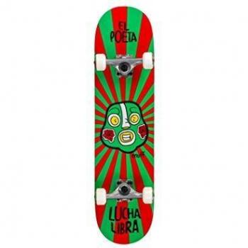 Enuff Lucha Libre 7.75 Red/Green Complete Board