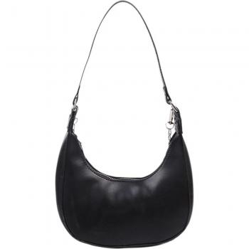 Half Moon Small PU Leather Crossbody Bag for Women