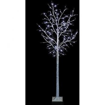 Ice White LED Birch Tree
