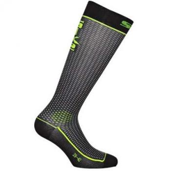 SIXS Langes Socken Set Gelb-Schwarz, 43/46