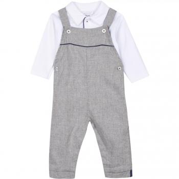 Conjunto Absorba Largo, Bebés, Gris (Gris Chiné), 6-9 Meses