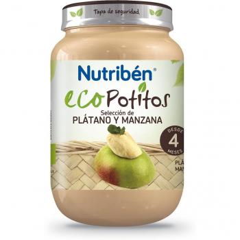 NUTRIBEN ECO 200G PLATANO Y MANZANA