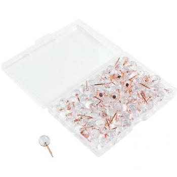 100 Piezas de Tachuelas Doradas para Colgar Fotos