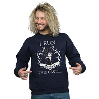 Men’s Maleficent “I Run This Castle” Navy Hoodie XL