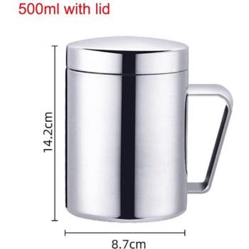 Taza Office Doble Pared Inox