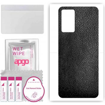 A55 4G Foil Cover – Classic Black Leather Look