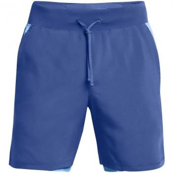 Pantaloni Corti Sportivi Under Armour 18 cm Blu