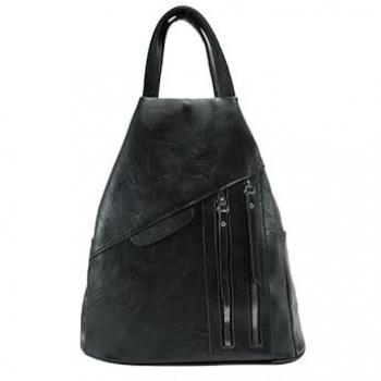 Urban Trail Zip Backpack – Black