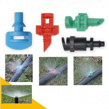 Garden Irrigation Micro Nozzle with 180-Degree Cooling Feature