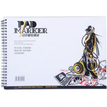 34-Sheet A3/A4/A5 Marker Sketch Notepad