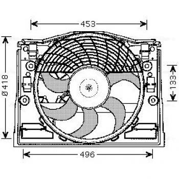 Ava Radiaal Koelventilator BW7513