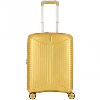 Yellow Expandable Cabin Trolley by Jump Evae 55 cm