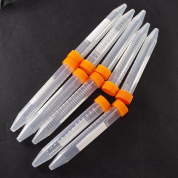 Pipette autoportante 15 ml – tube de test, centrifugeuse, capuchon à vis, matériel de labo
