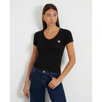 T-Shirt con Logo Triangolo Stretch