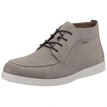 Rieker Klassik-Stiefel 47 Beige Veloursleder Sneaker‑Style