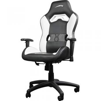 Speedlink Looter Office Chair, Faux Leather, Black/White, 64 × 68 × 114-122cm (L × W × H)