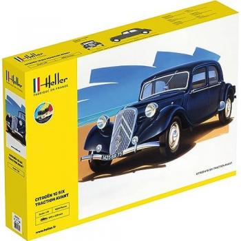 Kit de démarrage maquette voiture Heller Citroën 15 SIX Traction Avant