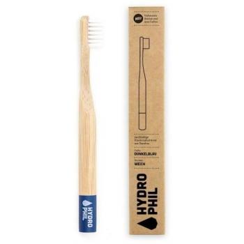 Eco-Friendly Soft Blue Bamboo Toothbrush for Kids
