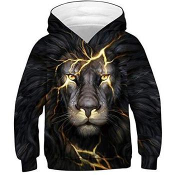 Felpa Manica Lunga Hip‑Hop 3D XL