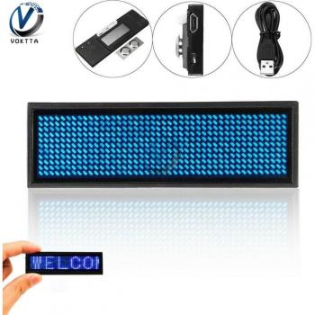 Rechargeable Scrolling LED Name Badge in 15 Languages