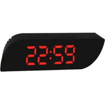 EcoLumi LED Night Light Clock with Temp Display