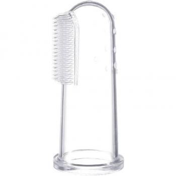 Silicone Teething Ring and Finger Toothbrush Set