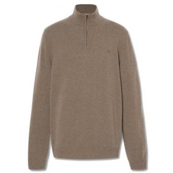 Timberland Veste 1/4 Zip Marron Cohas Brook – Taille S