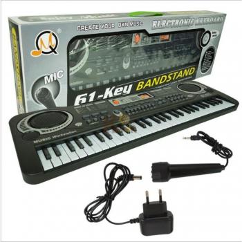 Teclado Musical Infantil con Micrófono 61 Teclas A028