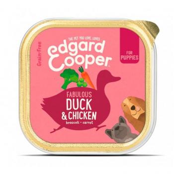 Mélange de croquettes pour chiots Edgard & Cooper au canard et poulet sans céréales