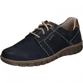 Steffi 59 (blau kombiniert) – Damen-Leder-Schnürschuh Josef Seibel – casual, Größe 38, Weite G
