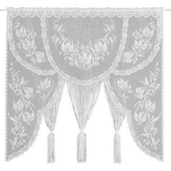 Weckbrodt Konstanz‑A Stangendurchzug Scheibe mit Jacquard‑Design