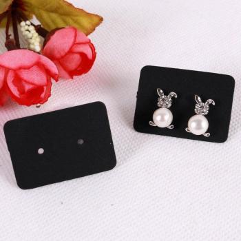 100Pcs Earring Stand Holder Tags 2.5*3.5cm