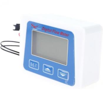 LCD Water Flow Sensor Meter with Temperature R9JF