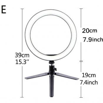 Appareil Photo Mini LED Annulaire 16 / 20 / 26 cm